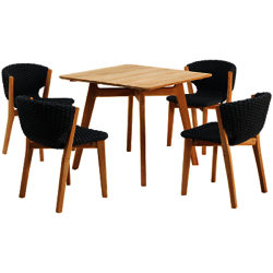 Ethimo Knit Dining Set 4-Seater